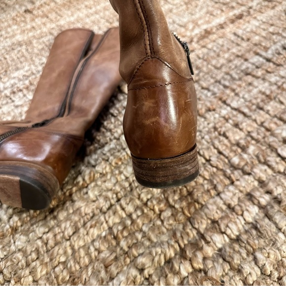 FRYE Melissa Inside Zip Boot COGNAC 7.5 - Picture 15 of 16